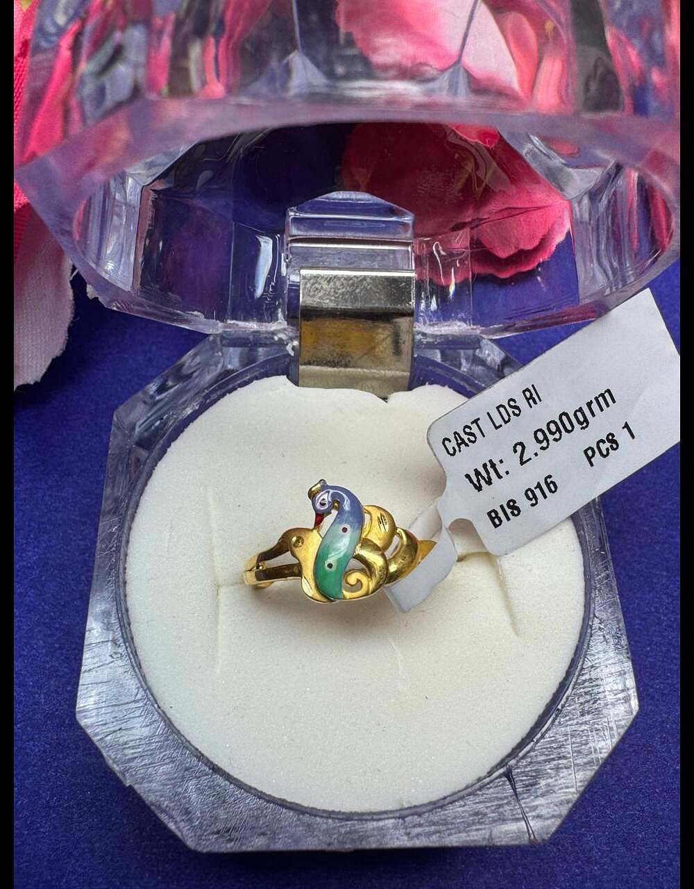 WOMEN PEACOCK RING 02  