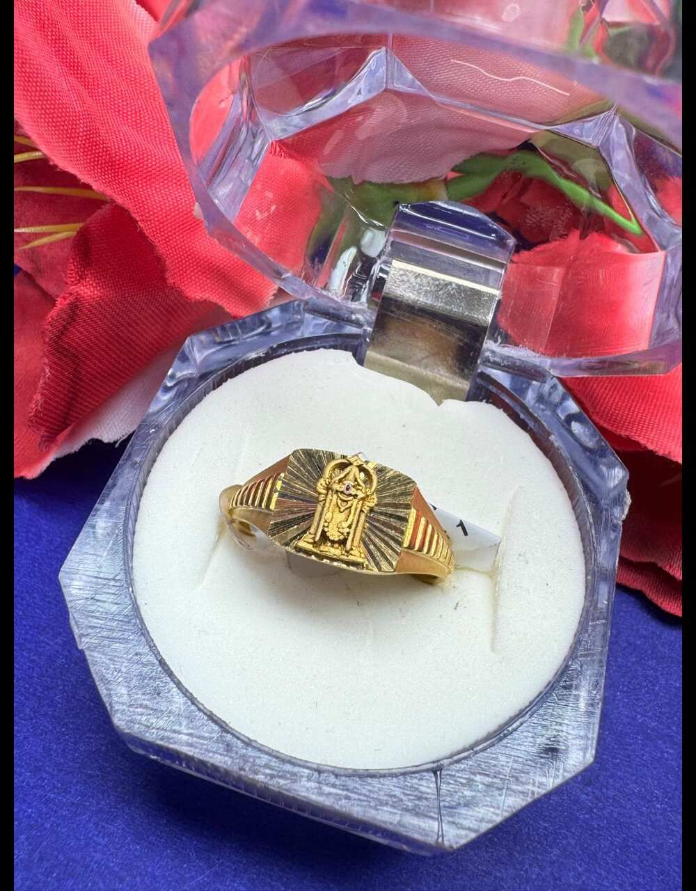 Mens Tirupathi Star Ring  