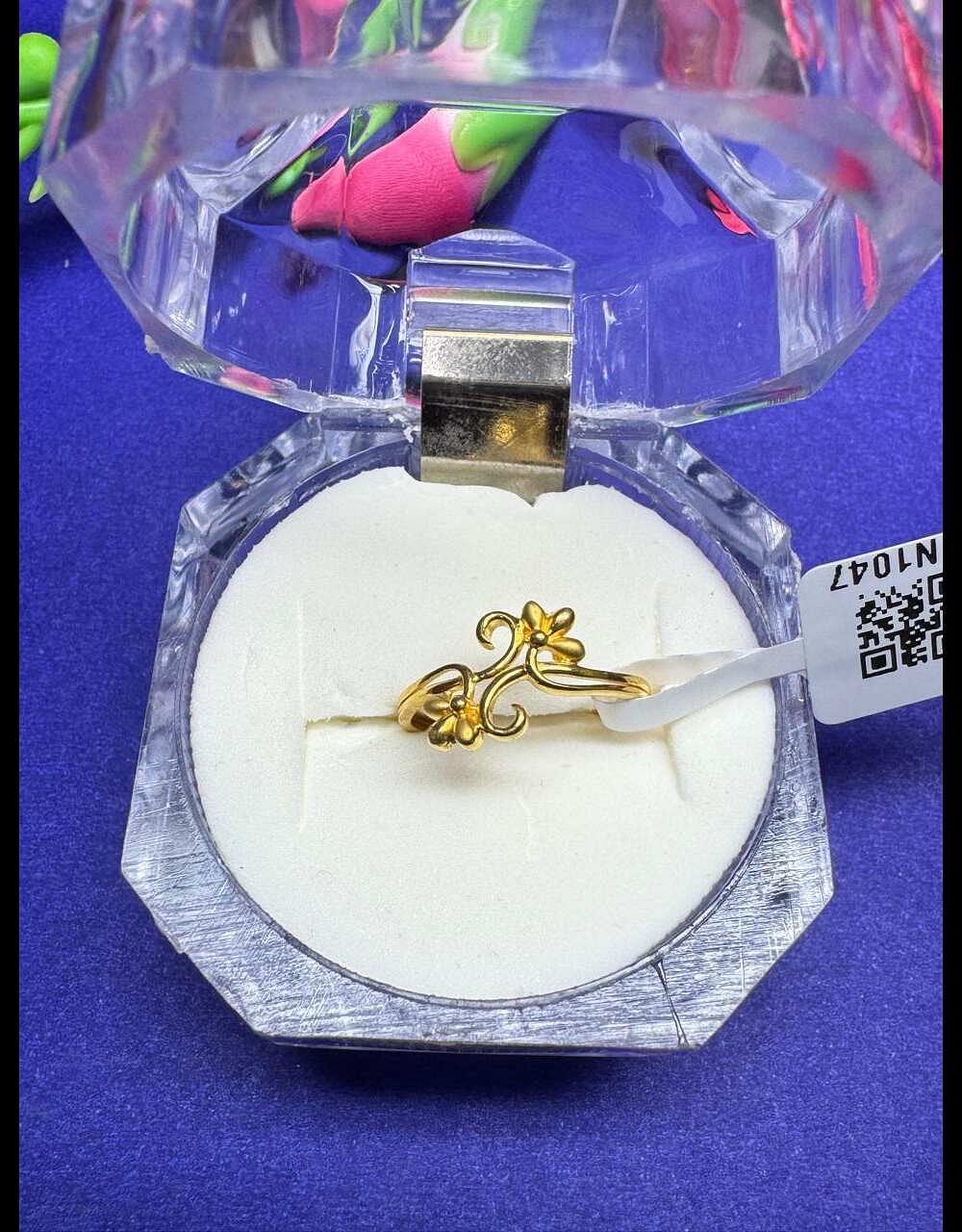 WOMEN TWO FLOWER RING  