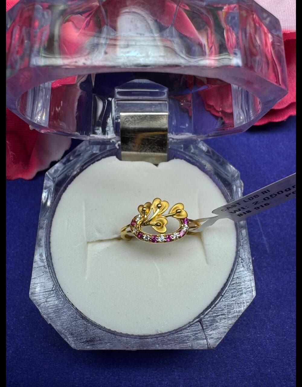 WOMEN MULTI ROSE RING  