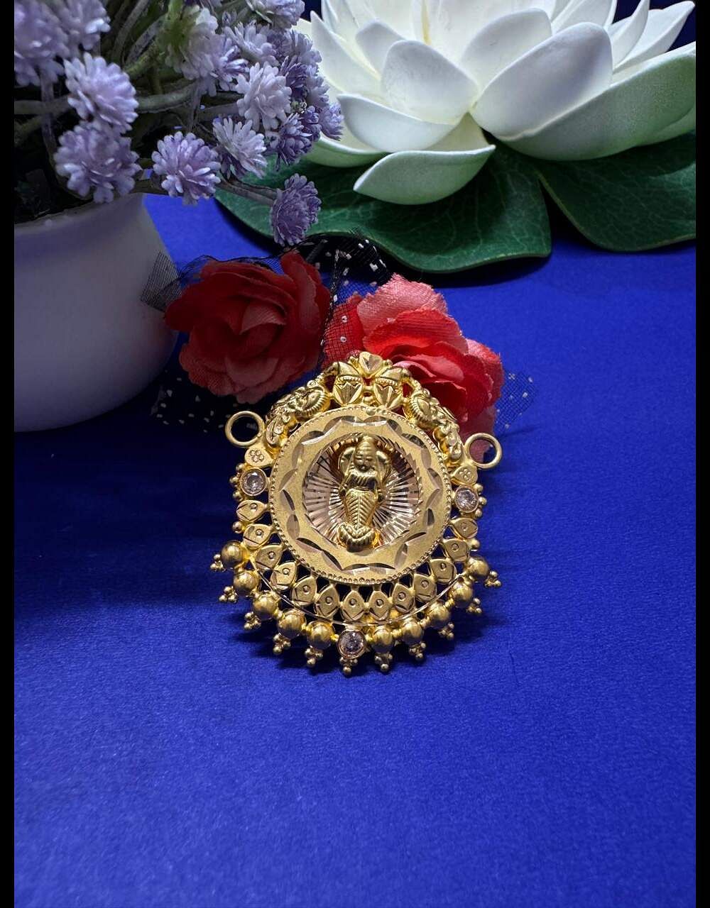 LAKSHMI IN LOTUS PENDANT  