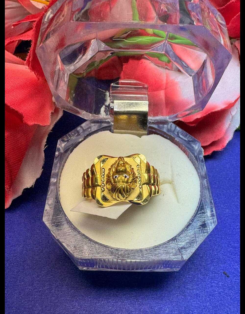 MENS LION RING 01  