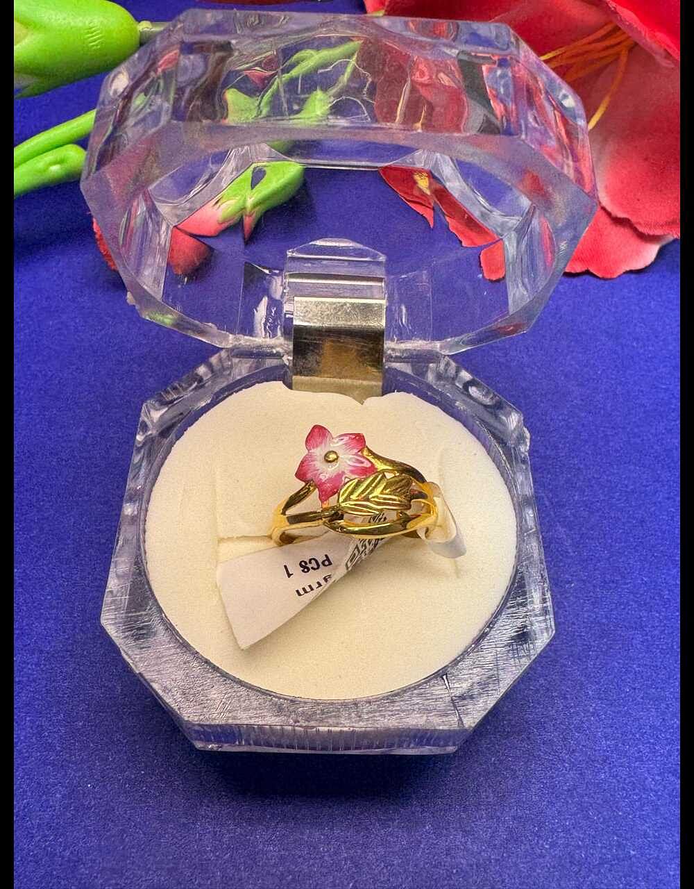 WOMEN ROSE FLOWER RING  
